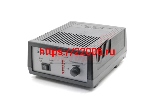 Зарядное устройство Вымпел-270 (12В, зарядный ток 0,4-6А, светодиодный амперметр, авто/ручной реж.)