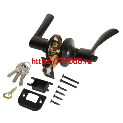 Ручка Punto (Пунто) защелка DK610/BL BL-ET (кл./фик.) черный фото 2 Ручка Punto (Пунто) защелка DK610/BL BL-ET (кл./фик.) черный фото 2