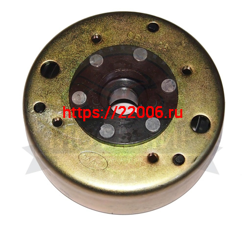 Маховик зажигания GY6-125/150, 152QMI,157QMJ (0803) (6 катушек) внутр. d -85 мм Маховик зажигания GY6-125/150, 152QMI,157QMJ (0803) (6 катушек) внутр. d -85 мм
