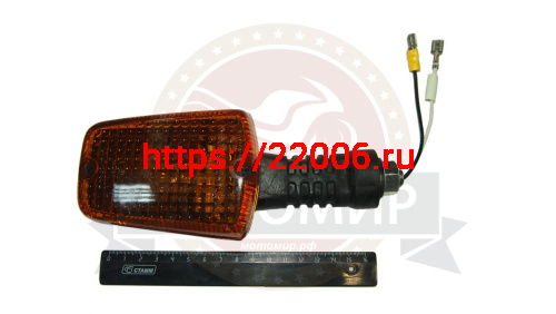 Боковой фонарь (BF-01)  квадратный с лампочками (ТСП) (компл. 4 шт) (Россия) фото 4