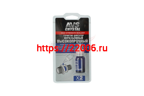 Герметик-фиксатор (анаэробный)высокопрочный 6мл.(синий) AVS AVK-133