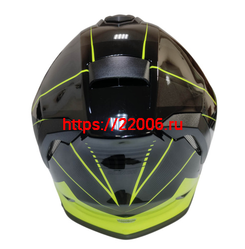 Шлем детский интеграл COBRA EC H151, черный и лайм, размер XXXS фото 3