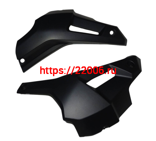 Облицовка двигателя HIRO 250 нижняя (T2BK012001A00118+T2BK012002A00105)