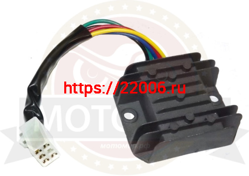 Реле регулятор с проводом х конт. мал. колодка (гнездо) CB250 см3 Zongshen ZS 172FMM (100205413) Реле регулятор с проводом х конт. мал. колодка (гнездо) CB250 см3 Zongshen ZS 172FMM (100205413)