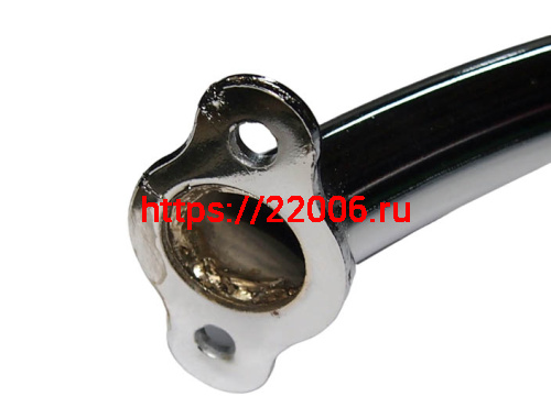 Глушитель 2х такт Веломотор "Газуля" №32 колено полукруг фото 3