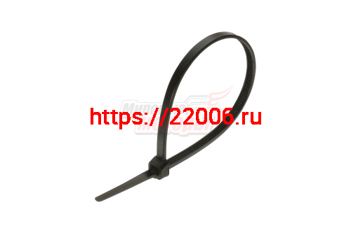 Хомут нейлоновый 4,8*450 мм черный (уп=100 шт.) Хомут нейлоновый 4,8*450 мм черный (уп=100 шт.)