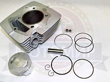 Цилиндр в сборе с поршнем CB200 см3 69 мм 169FMM (H103мм, h72мм, палец 17мм)