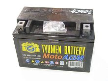 Аккумулятор 12В  9 А/ч, кислотный AGM (Тюмень 6МТС -9)  (150х86105) прямая  полярность (залитый)