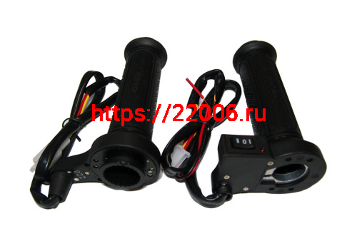 Подогрев (Ручки с подогревом) в сборе (пр/лев) под диам. 22мм, проводка, тумблер (2 полож), фото 3 Подогрев (Ручки с подогревом) в сборе (пр/лев) под диам. 22мм, проводка, тумблер (2 полож), фото 3