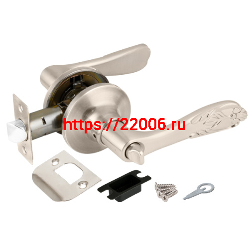 Ручка Punto (Пунто) защелка DK633 SN-BK (6033 SN-B) (фик.) мат. никель Ручка Punto (Пунто) защелка DK633 SN-BK (6033 SN-B) (фик.) мат. никель