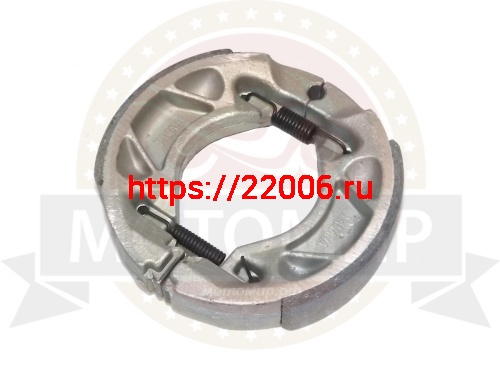 Колодки тормозные барабан зад. 130х30 мм YBR125 (НАБОР)