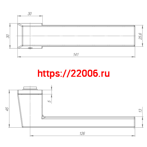 Ручка Armadillo (Армадилло) раздельная K.ART30.CLARITY MWSC-33 итальянский тисненый фото 5 Ручка Armadillo (Армадилло) раздельная K.ART30.CLARITY MWSC-33 итальянский тисненый фото 5