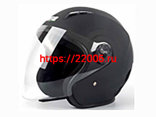 Мотошлем VIRTUE MD-207 открытый черный матовый (L) Мотошлем VIRTUE MD-207 открытый черный матовый (L)