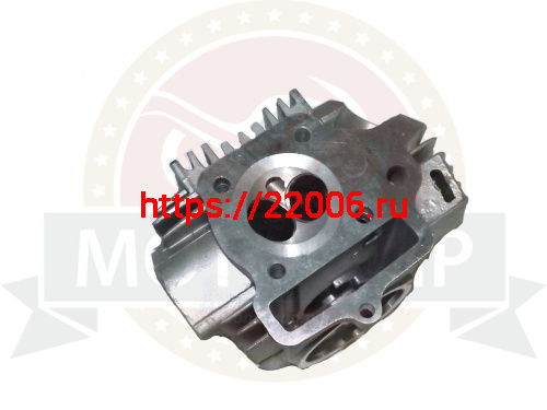 Головка цилиндра "Альфа, Zodiak" 52,4 мм (110 см3) с клапанами без распредвала, без крышки кл.. Головка цилиндра "Альфа, Zodiak" 52,4 мм (110 см3) с клапанами без распредвала, без крышки кл..