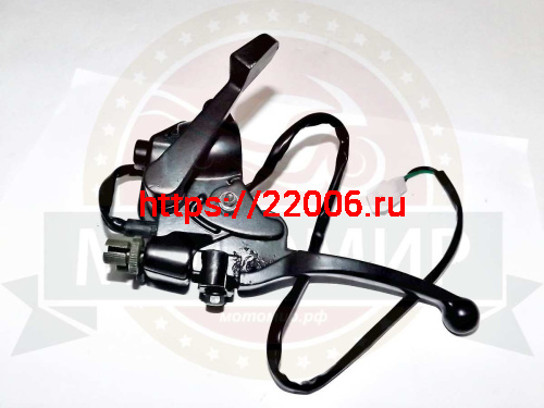 Рычаг газа/тормоза ATV 50/70/110  ZLA70-4, в сборе ( под 2 тросика)
