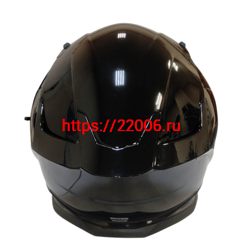 Шлем интеграл COBRA EC H153, черный глянцевый, с очками, размер M фото 5