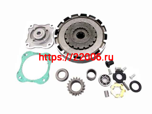 Сцепление в сборе 153FMI/154FMI 125 см3 усиленное 3-х дисковое