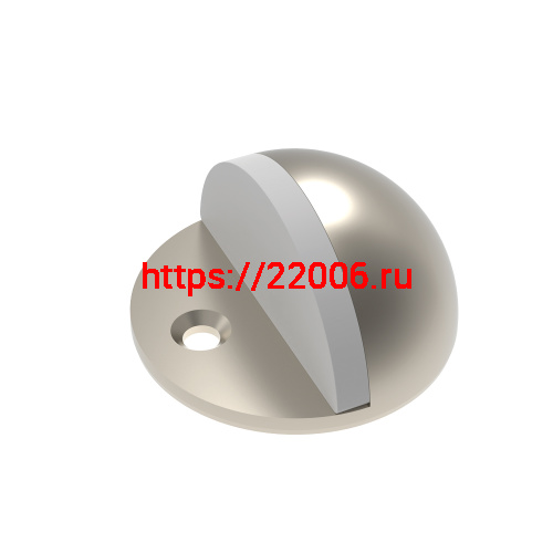 Упор Punto (Пунто) дверной напольный DFIX/F50 (DS PF-50) SN-3 мат.никель
