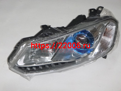 Фара передняя левая T600, галоген, синяя (4121010001B11)