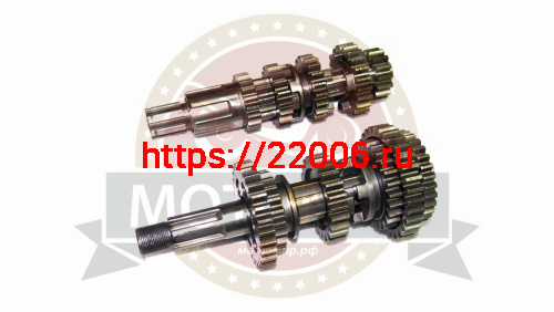 Коробка в сборе СВВ250 см3  вал под гайку