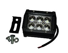 Фара светодиодная (планка)  JT-1200-18W 2 ряда по 3 больших  диода  (Пр) (пришла как 27921)