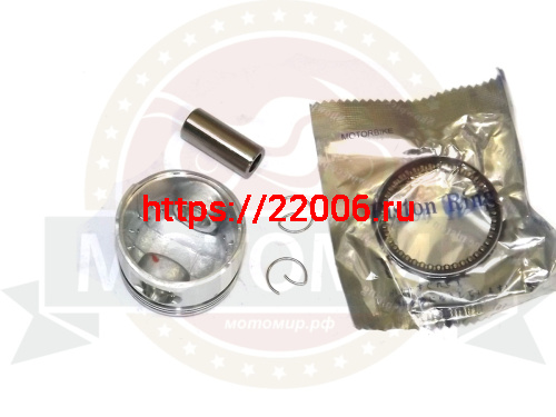 Поршень 47,00 мм 4 такт.скутер 139QMB (GY6) 80cc, Тюнинг (кольца, палец d13мм, стопорн. кольца) фото 2