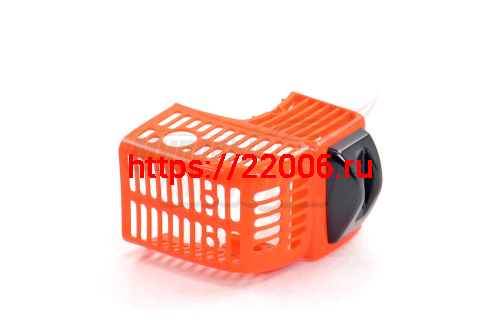 Кожух защитный цилиндра мотокосы GBC-026 (дефлектор с крышкой) (26057)