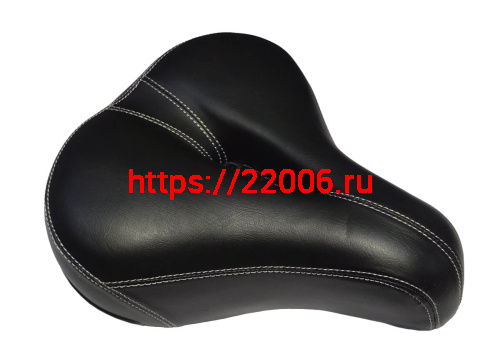 Сиденье вело простое на пружинах 265х235мм, Урал мяг.покр., с вентиляцией (EPSD-63) (вес 760г)