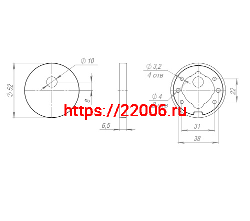 Накладка Fuaro (Фуаро) на шток цилиндра ESC.O.RLR/R.486 GR-23 графит (1шт.) фото 3 Накладка Fuaro (Фуаро) на шток цилиндра ESC.O.RLR/R.486 GR-23 графит (1шт.) фото 3