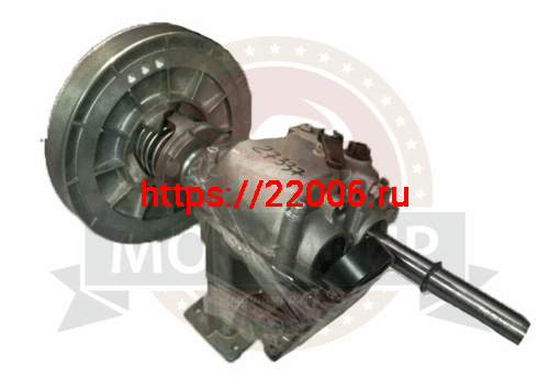 Коробка реверса мотобуксировщика (длинный ВАЛ) в СБОРЕ С ДИСКОМ РЕВЕРСА пр-во Рыбинск