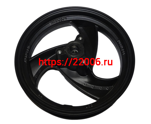Обод 10" передний литой, диск. тормоз 2,15-10 SPARK (3-х лучевой) (042), (ось 12мм) Обод 10" передний литой, диск. тормоз 2,15-10 SPARK (3-х лучевой) (042), (ось 12мм)