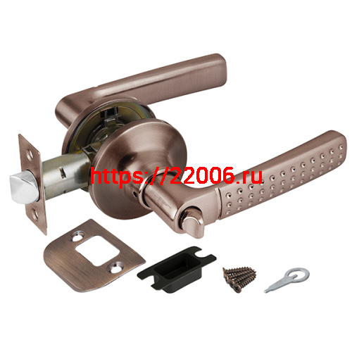 Ручка Punto (Пунто) защелка DK626 AC-BK (6026 AC-B) (фик.) медь Ручка Punto (Пунто) защелка DK626 AC-BK (6026 AC-B) (фик.) медь