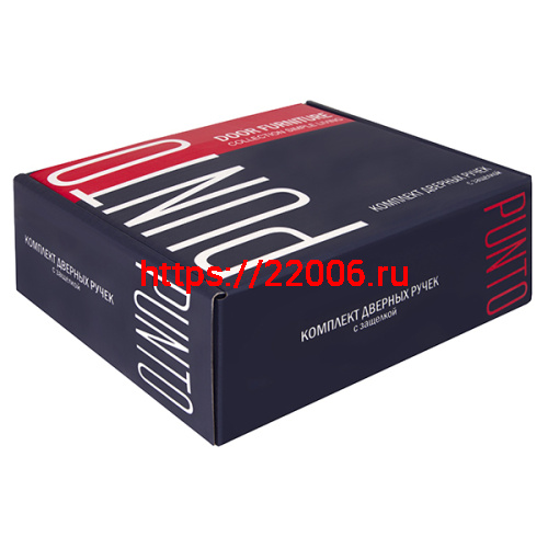 Ручка Punto (Пунто) защелка 6024 AC-B (фик.) медь фото 2