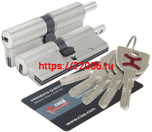 Цилиндровый механизм Cisa (Чиза) под вертушку AP4S 0P3S2-19.12 (80 мм/30+10+40), НИКЕЛЬ Цилиндровый механизм Cisa (Чиза) под вертушку AP4S 0P3S2-19.12 (80 мм/30+10+40), НИКЕЛЬ
