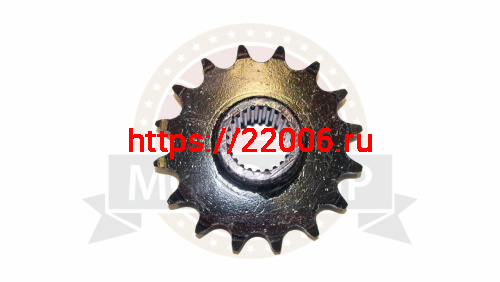 Звезда 16 зуб. (530) цепи, ведущая АТV 150 см3 с РР (мелкие шлицы) Звезда 16 зуб. (530) цепи, ведущая АТV 150 см3 с РР (мелкие шлицы)