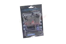 Гнездо зарядное 12В+USB-разъём с выключателем и указателем напряжения для крепления на руль с провод