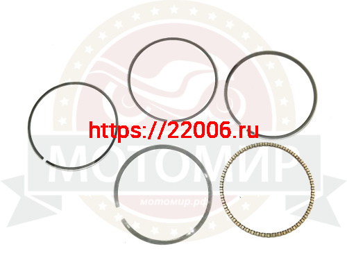 Кольца поршневые 4х такт 39,00 мм Альфа, Delta50 (1,0 мм широкие)