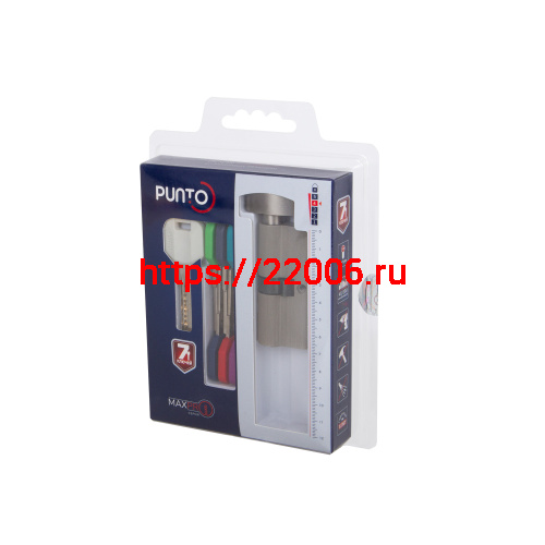 Цилиндровый Punto (Пунто) механизм MaxPro7002Knob120mm(55+10+55) SN никель 7key с вертушкой фото 3 Цилиндровый Punto (Пунто) механизм MaxPro7002Knob120mm(55+10+55) SN никель 7key с вертушкой фото 3