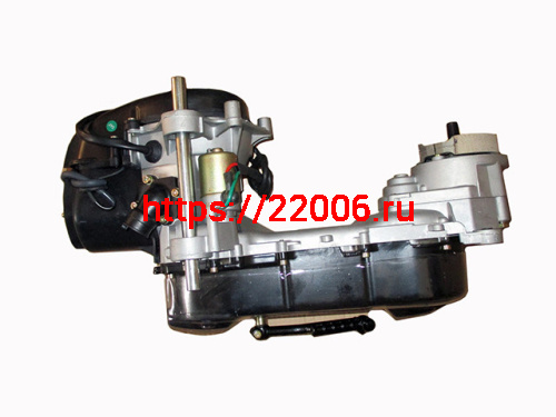 Двигатель 140QMB, (патрубок карбюратора, тормозные колодки), (аналог 3KJ-50), 1E40QMB