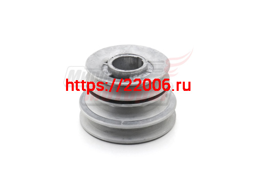 Шкив d25,4 мм ведущий 3-х ручейковый (шпонка 7мм) тип: Нева (к имп. двигат. МБ-2) (нормативное наличие раковин)