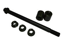 Ось переднего колеса (М14*1.5мм*217мм) в сборе с гайкой COBRA SRM (70050126+70060179+72020166)