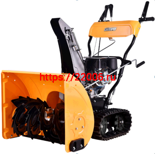 Снегоуборщик GardenPro  7 л.с КCDT24 (212сс ZONGSHEN 170F, ширина 61см,высота 51см,6вперед/2назад,электро/ручн.старт, панель управления, гусеницы,подо фото 2