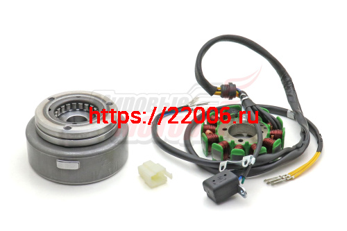 Зажигание в сборе с маховиком 163FML-2(200cc),167FMM(250cc)(11кат-к,4+3конт)LIFAN ориг.(LF200ZH-2) Зажигание в сборе с маховиком 163FML-2(200cc),167FMM(250cc)(11кат-к,4+3конт)LIFAN ориг.(LF200ZH-2)