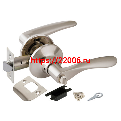 Ручка Punto (Пунто) защелка DK620 SN-BK (6020 SN-B) (фик.) мат. никель Ручка Punto (Пунто) защелка DK620 SN-BK (6020 SN-B) (фик.) мат. никель