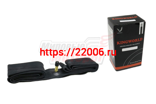 Велокамера 26" х 1,95/2,125 (26х1,75/1,95) Kingworld, TR4, A/V бутил. (прем. кач-во), перс.короб. Велокамера 26" х 1,95/2,125 (26х1,75/1,95) Kingworld, TR4, A/V бутил. (прем. кач-во), перс.короб.