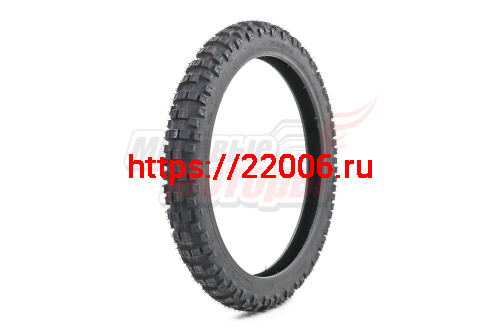 Покрышка 17" 2,50-17, ТТ без камеры, P259 4PR кросс, WANDA МАРКИРОВАННАЯ