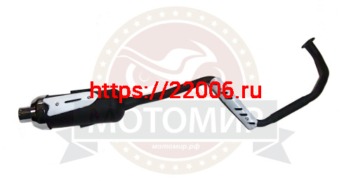 Глушитель ATV СOMMANDER 200 в сборе с коленом (302001098001) Глушитель ATV СOMMANDER 200 в сборе с коленом (302001098001)