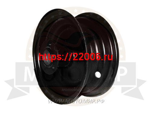 Диск ATV  6", 6х2,5 (3х42) ЦО27мм од торм.диск, высота 170 мм, черный, ATV Target Trek