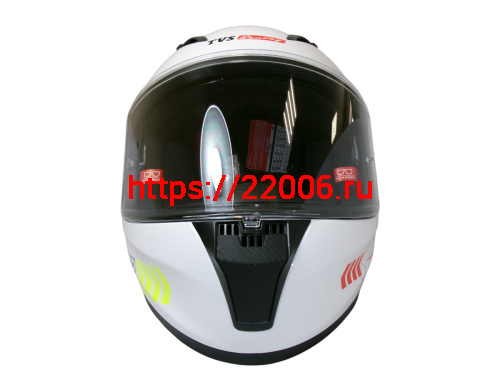 Шлем TVS RACING (Индия) STREET D/V WHITE YELLOW размер XL, + пинлок в комплекте, очки фото 5 Шлем TVS RACING (Индия) STREET D/V WHITE YELLOW размер XL, + пинлок в комплекте, очки фото 5