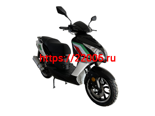 Скутер F1 49сс черный (150)(10,8л.с., колеса перед 130/60-13/зад.130/60-13, тормоза: диск.перед/бараб зад.)